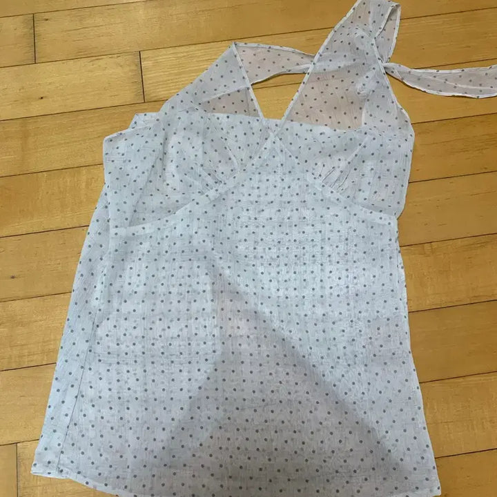 [BUNJANG] Gani Song Dot Halterneck Bustier / 가니송 도트 홀터넥 뷔스티에