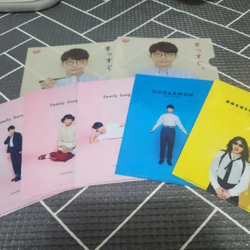 [BUNJANG] Hoshino Gen Clear File Set (A4 x 2, A5 x 5) / 주말한정 만원 호시노 겐 클리어 파일 세트  A4 2매 A5 5매