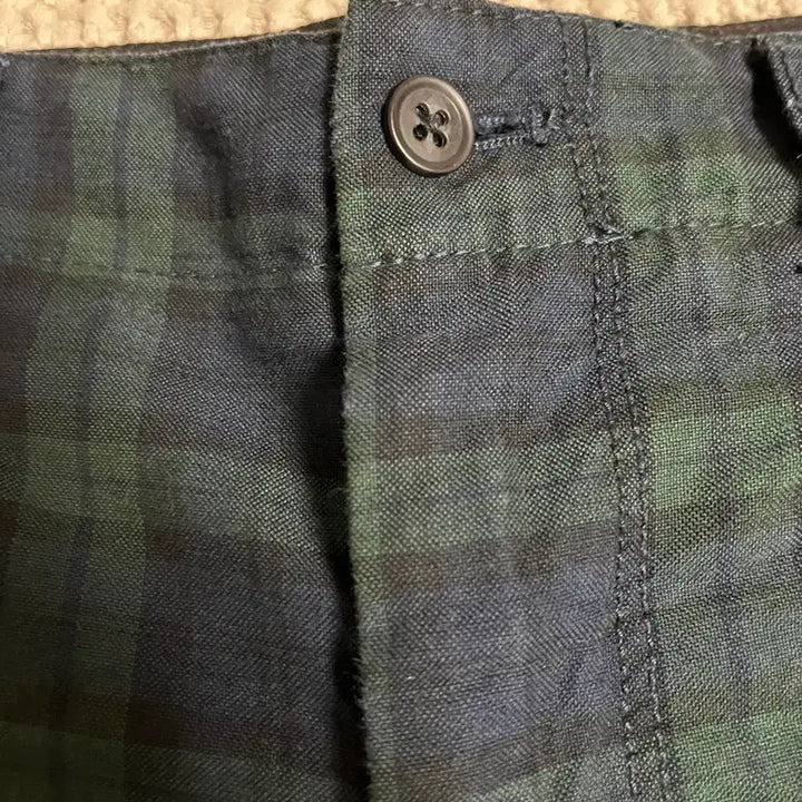 [BUNJANG] MUJI Black Watch Tartan Pattern Shorts / (무료배송) 무인양품 블랙와치 패턴 반바지