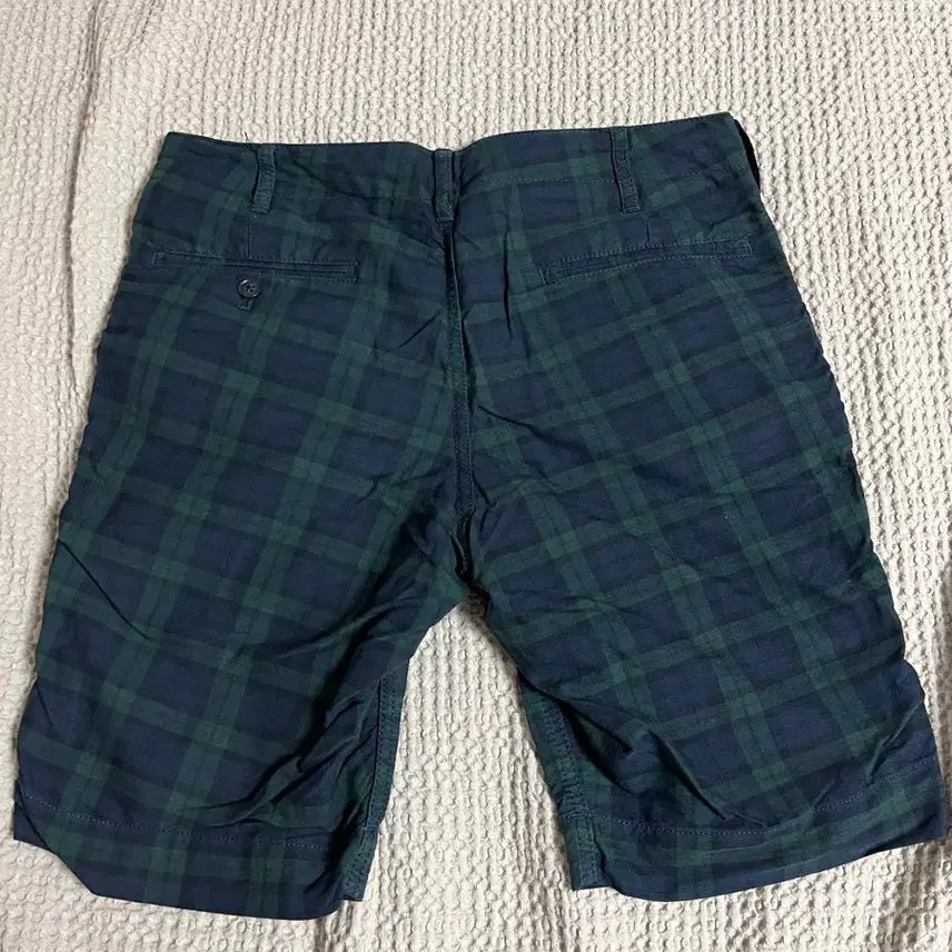 [BUNJANG] MUJI Black Watch Tartan Pattern Shorts / (무료배송) 무인양품 블랙와치 패턴 반바지