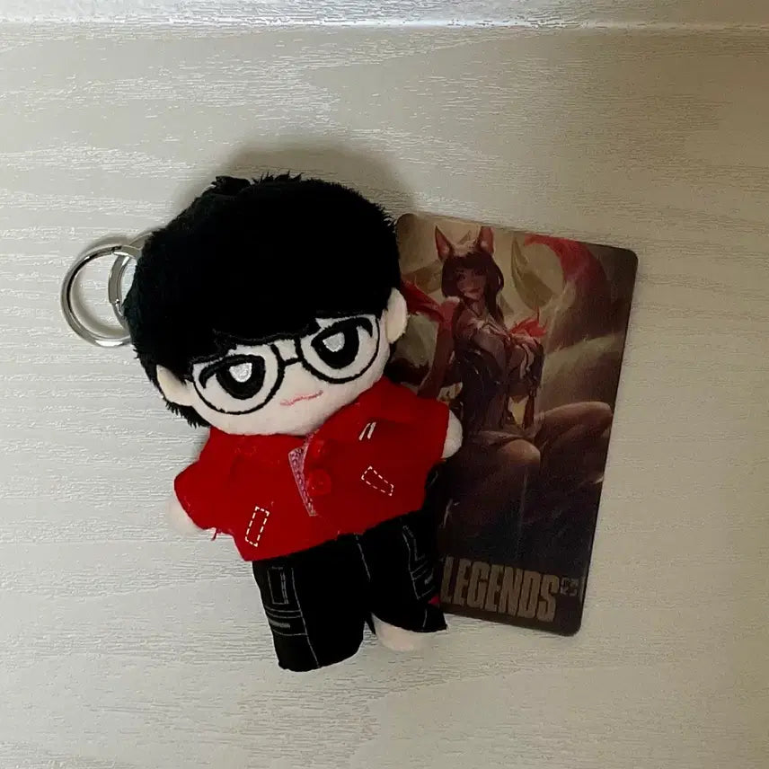 [BUNJANG] Faker 10cm Doll + Hall of Legends Photocard Bundle Set / 일괄) 티원 페이커 10cm인형+전설의 전당 포토카드