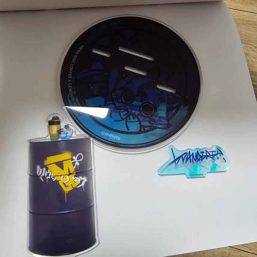 [BUNJANG] Mega Coffee Genshin Impact Acrylic Stand / 원신 공식 굿즈 메가커피 아크릴 스탠드