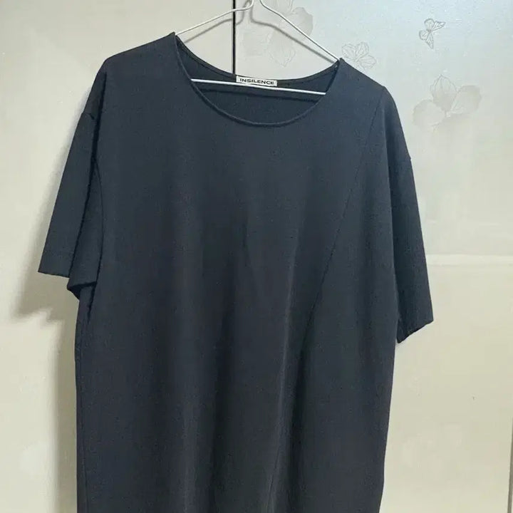 [BUNJANG] In Silence Panelled T-shirt Black / 인사일런스 패널드 티셔츠 black