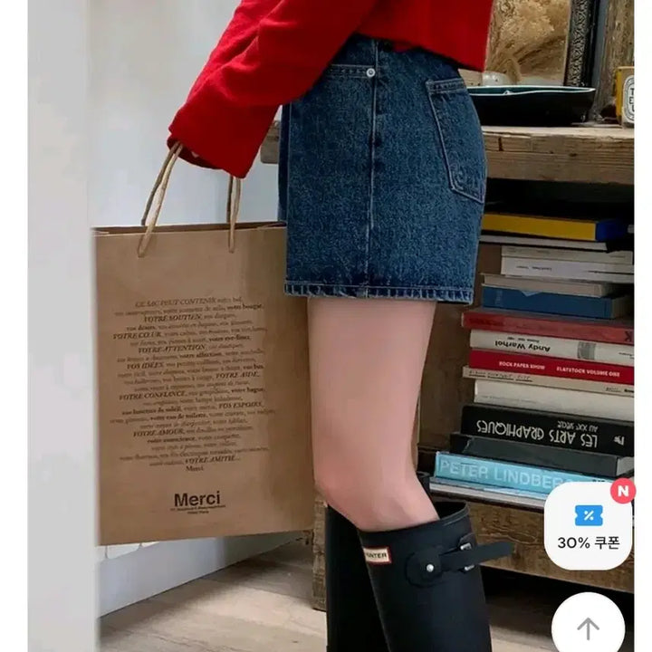 [BUNJANG] Vintage Mid-Blue Denim Shorts / 빈티지중청 청반바지 (미착용 새상품)