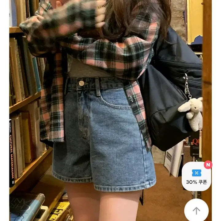 [BUNJANG] Vintage Mid-Blue Denim Shorts / 빈티지중청 청반바지 (미착용 새상품)