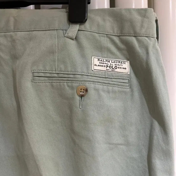 [BUNJANG] Polo Mint Chino Pants / 폴로 민트색 남성 치노 팬츠 36x32