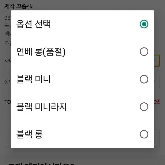 [SOLD OUT] 바이씨니 꼬숑스커트(연베 롱 라지)