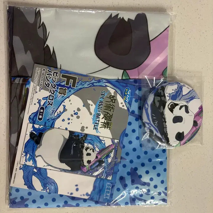 [BUNJANG] Jujutsu Kaisen Panda Splash Sega Kuji Bundle Set / 주술회전 스플래시 세가 쿠지 판다 빅크로스 뱃지 일괄