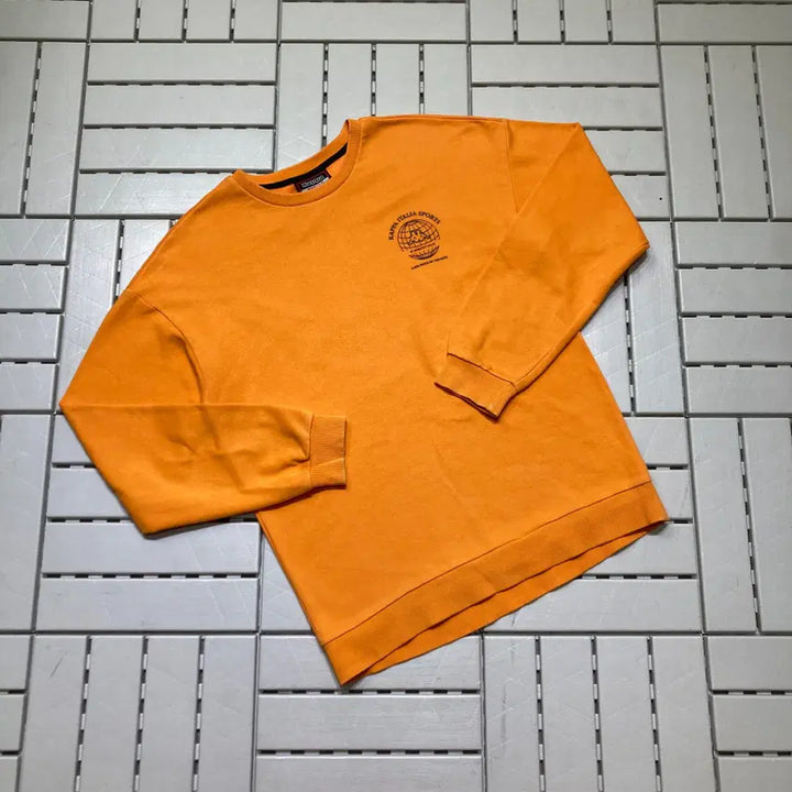 [BUNJANG] Kappa Loose Fit Back Print Sweatshirt / [M]카파 루즈핏 백프린팅 맨투맨 0412
