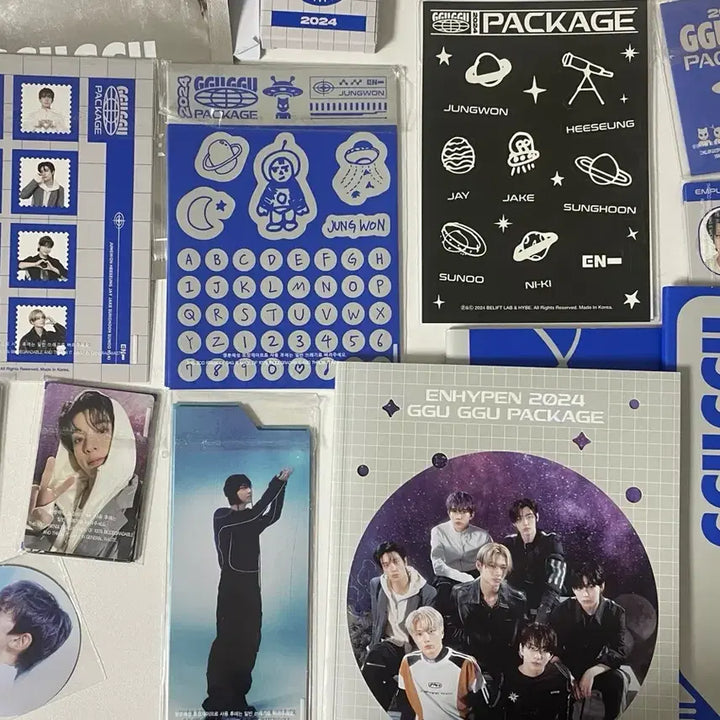 [BUNJANG] ENHYPEN 2024 Kku Kku Package Unsealed Full Set / 엔하이픈 2024 꾸꾸패키지 개봉 미사용품 풀셋