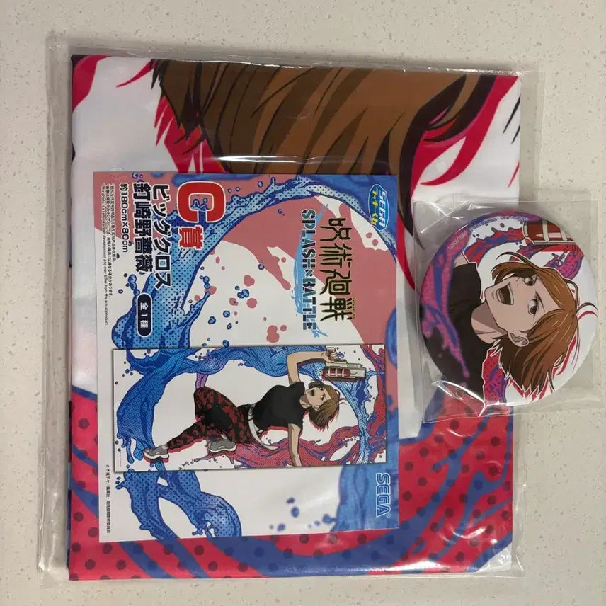 [SOLD OUT] 주술회전 스플래시 세가쿠지 노바라 쿠기사키 빅크로스 뱃지 일괄