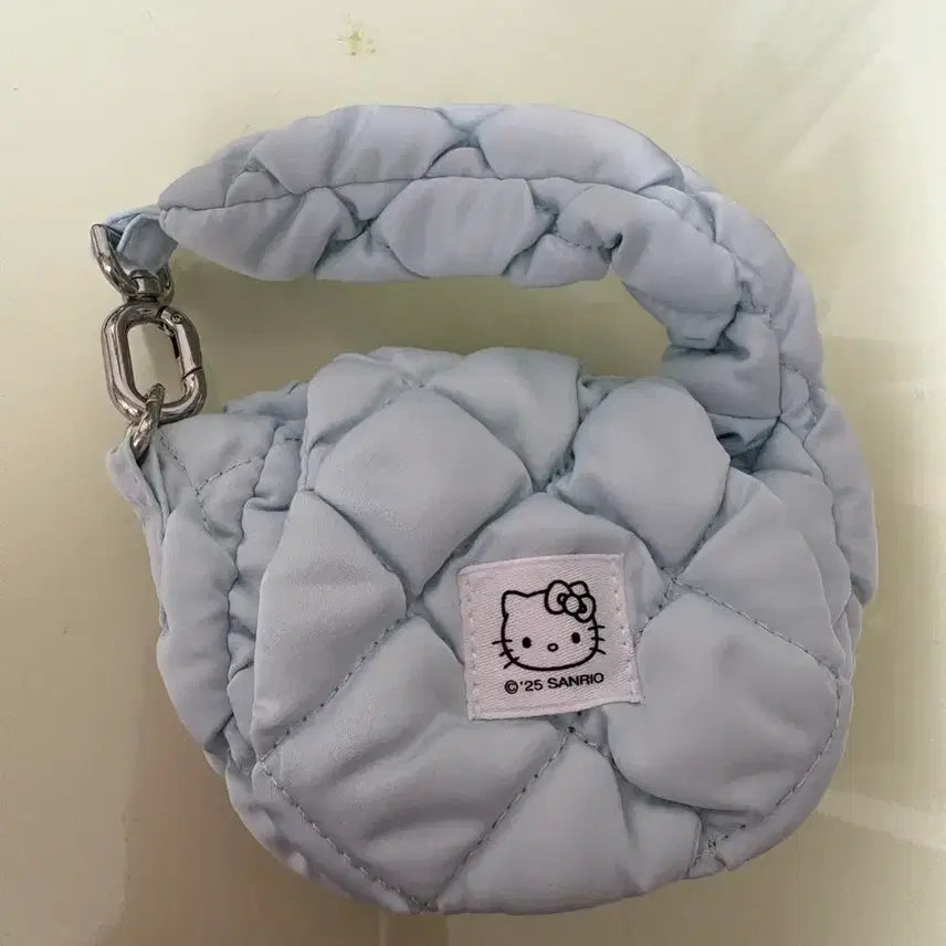 [BUNJANG] Sanrio Hello Kitty Quilted Mini Bag Keyring / 산리오 헬로키티 퀼팅 미니 가방 키링