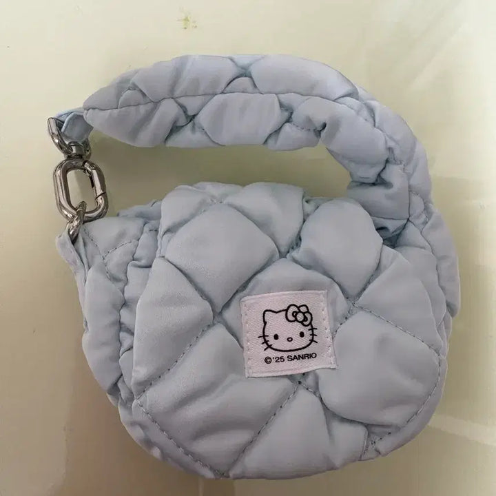[BUNJANG] Sanrio Hello Kitty Quilted Mini Bag Keyring / 산리오 헬로키티 퀼팅 미니 가방 키링