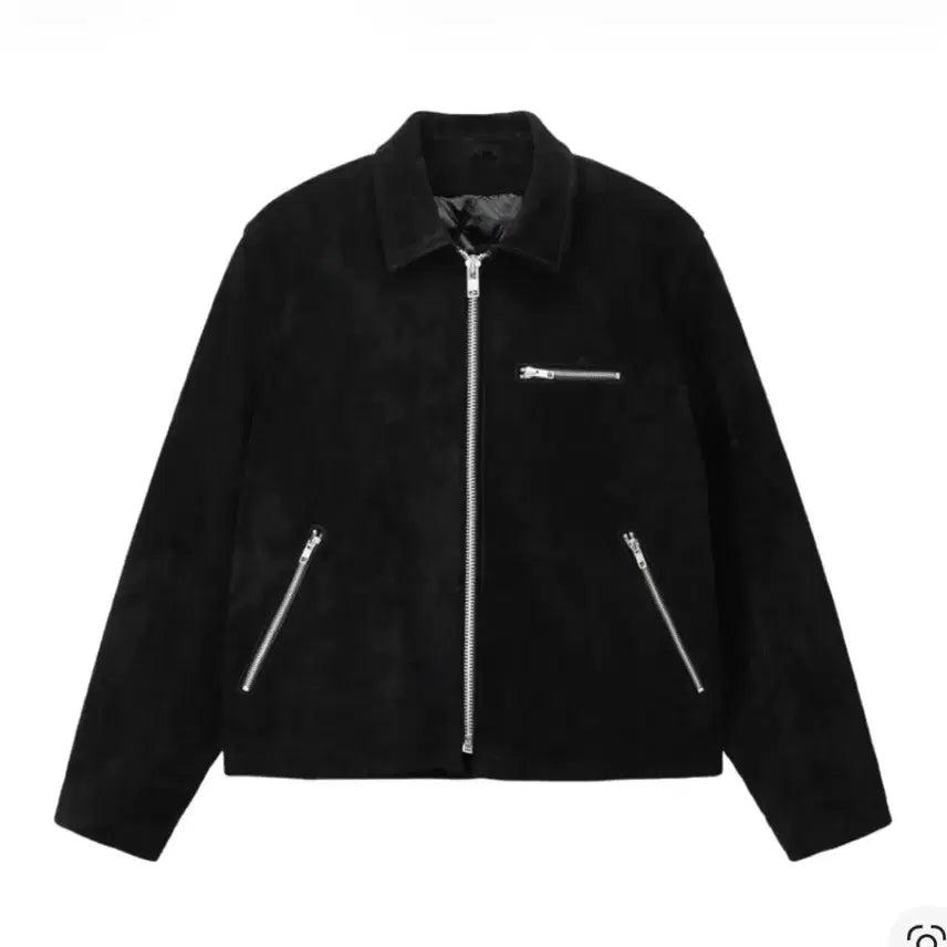 [BUNJANG] Stussy 8 Ball Suede Jacket / 스투시 8볼 스웨이드 빙 자켓