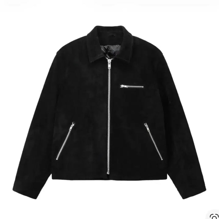 [BUNJANG] Stussy 8 Ball Suede Jacket / 스투시 8볼 스웨이드 빙 자켓