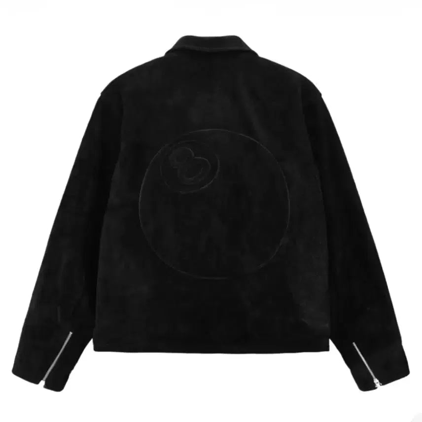 [BUNJANG] Stussy 8 Ball Suede Jacket / 스투시 8볼 스웨이드 빙 자켓