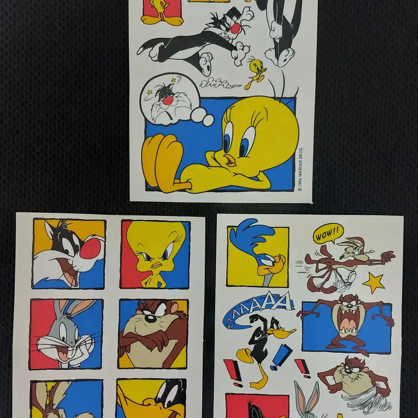 [BUNJANG] Looney Tunes Unitech Sticker Set / 루니툰 유니테크 스티커 3종입니다.