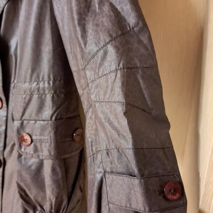 [BUNJANG] Sysmax Brown Double Button Long Coat (Size 55) / 시스막스 브라운 더블 버튼 롱 코트사이즈55
