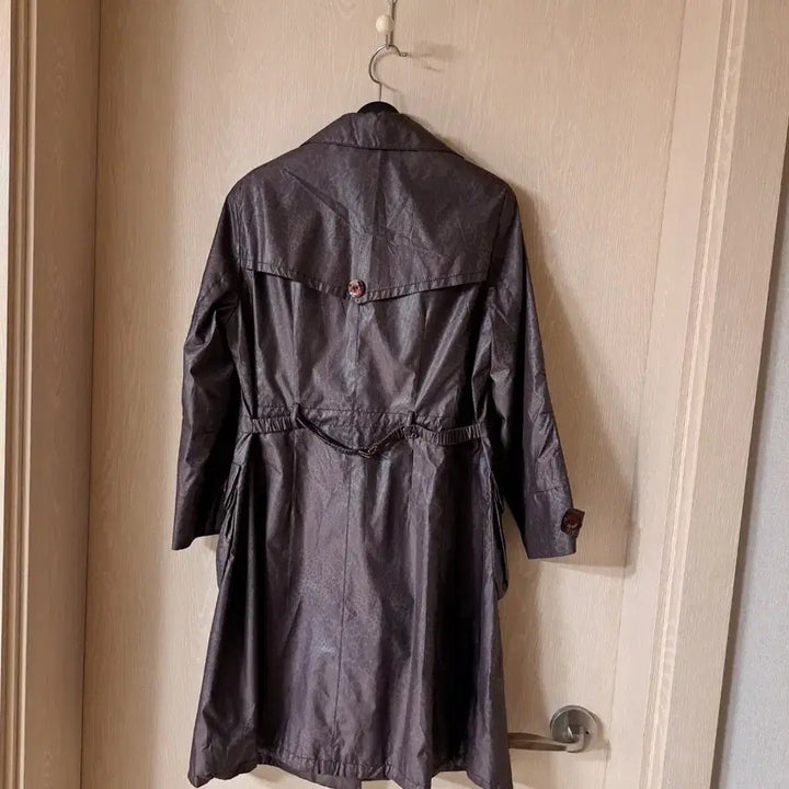 [BUNJANG] Sysmax Brown Double Button Long Coat (Size 55) / 시스막스 브라운 더블 버튼 롱 코트사이즈55