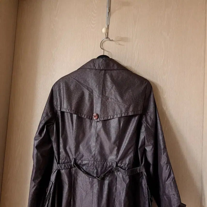 [BUNJANG] Sysmax Brown Double Button Long Coat (Size 55) / 시스막스 브라운 더블 버튼 롱 코트사이즈55