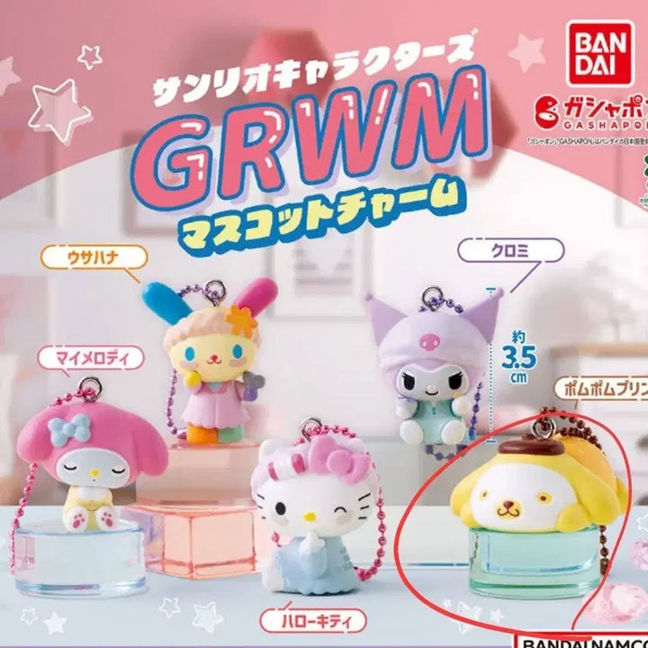 [BUNJANG] Sanrio Characters Pompompurin GRWM Mascot Charm (Sealed) / 산리오캐릭터즈 GRWM 마스코트 참 폼폼푸린(미개봉새상품)판매