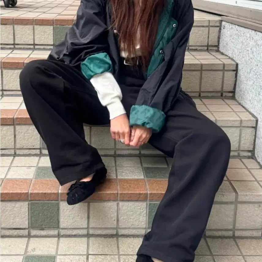 [BUNJANG] Sunday Moore Aven Stitch Cotton Pants - Black, M / 선데이무어 아벤 스티치 코튼 팬츠 