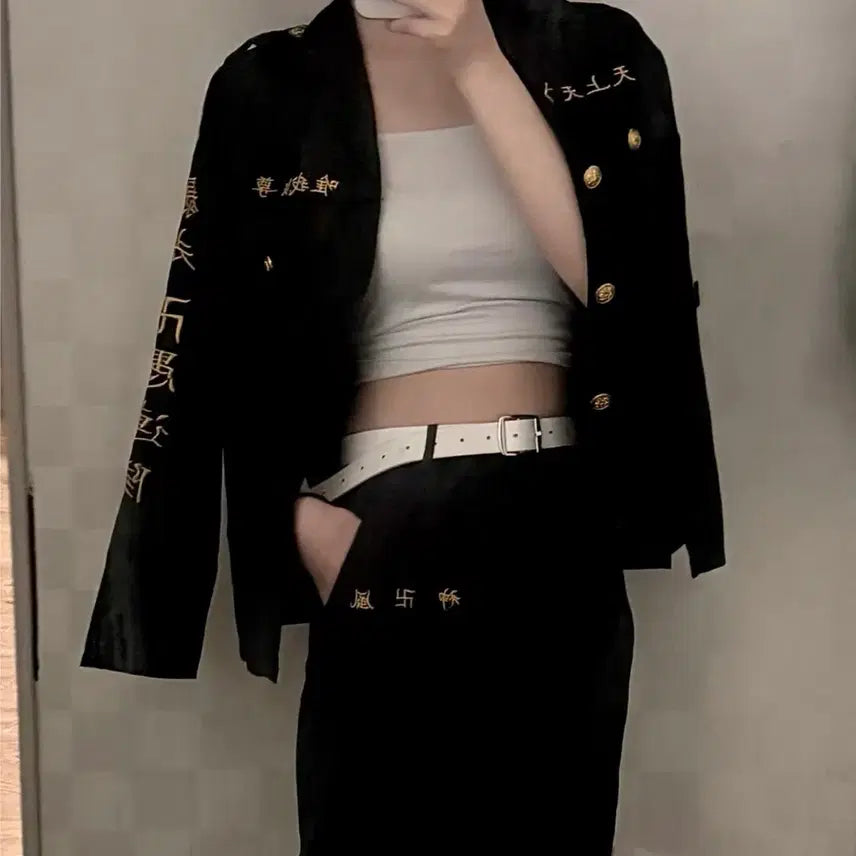 [BUNJANG] Embroidered Tokyo Revengers Special Attack Uniform Rental Set / (보증금x) 고퀄 자수 도리벤 졸사 도쿄리벤저스 대여 졸업사진 컨셉