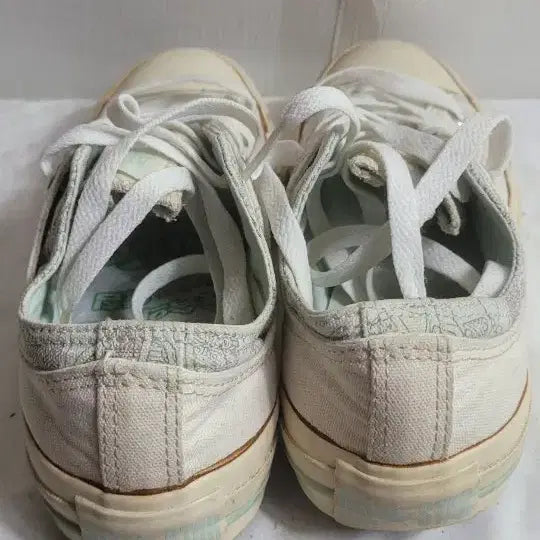 [BUNJANG] Converse Canvas Shoes Ivory Low Top Size 4 / 컨버스 캔버스화 아이보리 로우 4