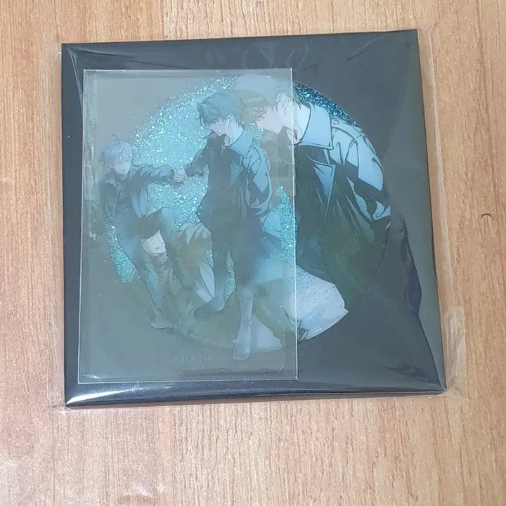 [BUNJANG] Hunter Wants to Live Quietly Arctic Fox Glitter Coaster &amp; Transparent Photocard SET / 헌터는 조용히 살고 싶다헌조살 북극여우 글리터 티코스터&amp;투명포토카드SET