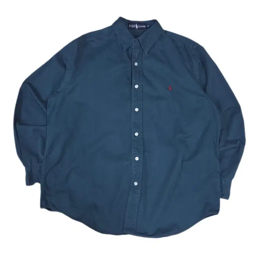 [BUNJANG] Polo Ralph Lauren Dark Green Shirt / 폴로 랄프로렌 다크그린 셔츠 남방