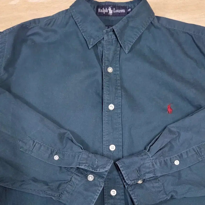 [BUNJANG] Polo Ralph Lauren Dark Green Shirt / 폴로 랄프로렌 다크그린 셔츠 남방