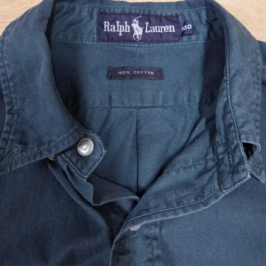 [BUNJANG] Polo Ralph Lauren Dark Green Shirt / 폴로 랄프로렌 다크그린 셔츠 남방