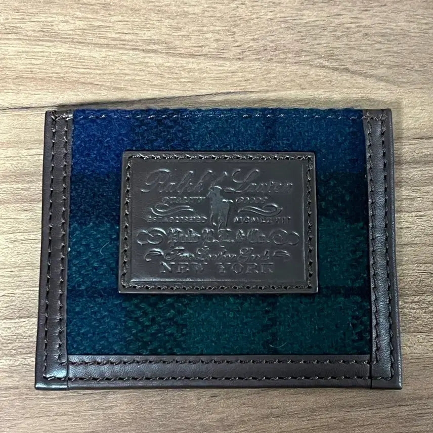 [SOLD OUT] 폴로 헤리티지 트위드 앤 레더 카드지갑