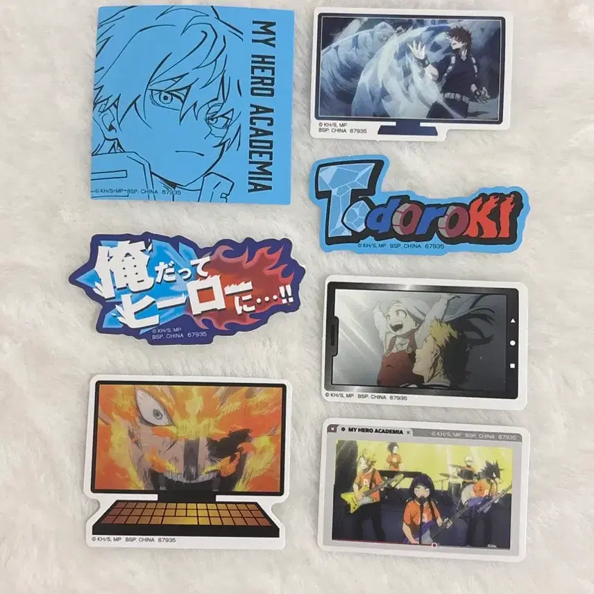 [BUNJANG] My Hero Academia Kuji Sticker Set / 나히아 쿠지 스티커