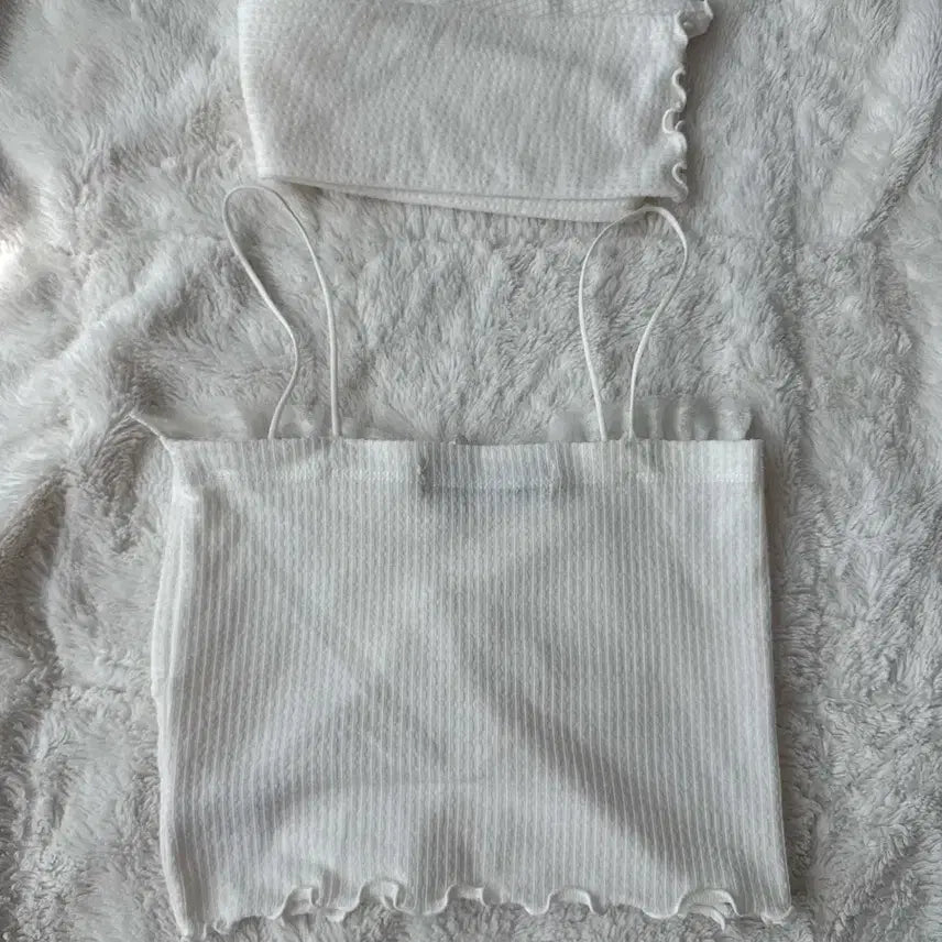 [BUNJANG] Cherry Quarry Knit Tank Top + Warmer Set / 체리퀴리 나시+ 워머 세트