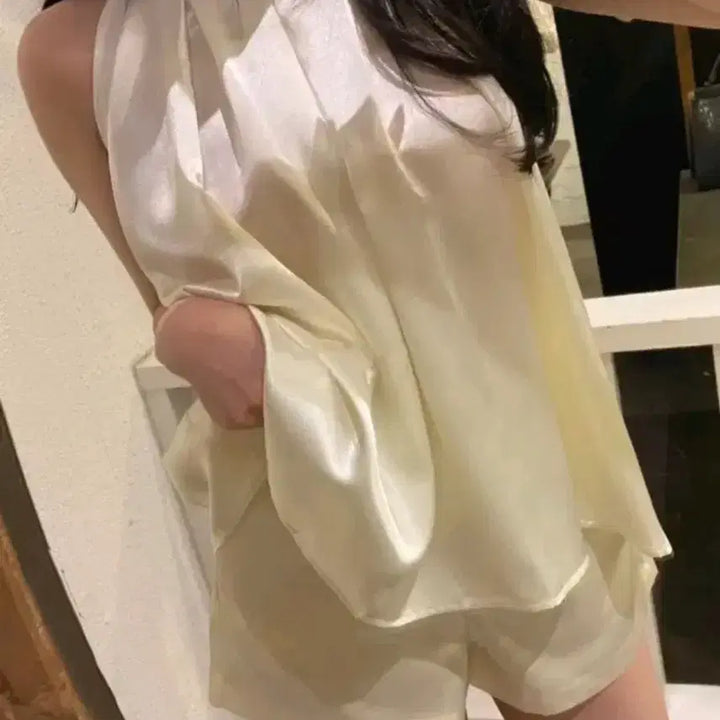[BUNJANG] Demeirmoon Fever Silk Satin Tank Top / 수입의류 실크새틴나시(원가5) 드메리문피버  마지막최종가격!