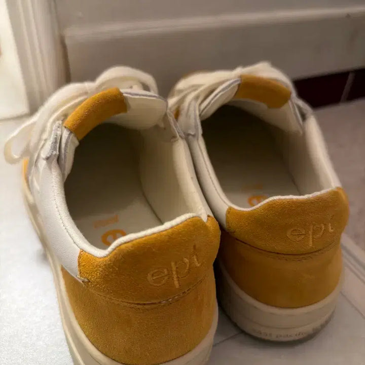 [BUNJANG] EPT Court Sneakers Mustard 270 / 이피티 ept 코트 스니커즈 270 머스타드