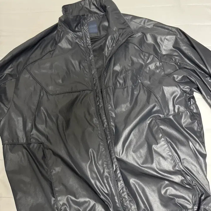 [BUNJANG] Juun.J 25FW Windbreaker Jacket / 준지25fw 크레이프 파이핑 하이넥 윈드브레이커 바람막이  *택보유*