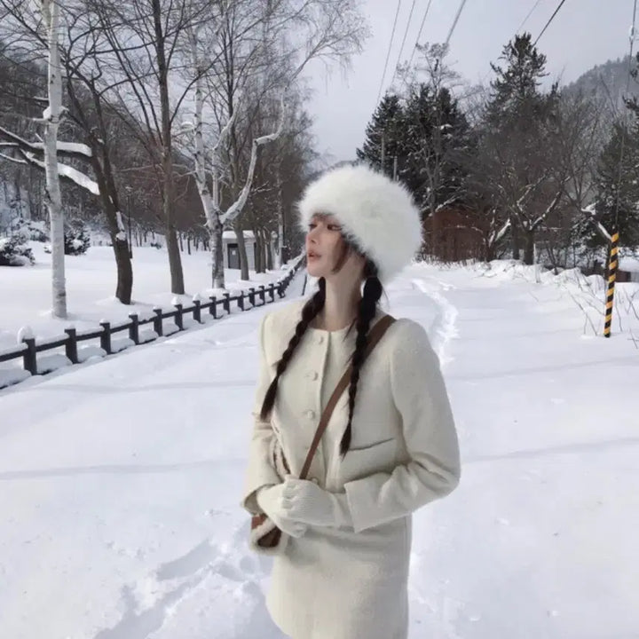 [BUNJANG] Labelle Blanc Anna Boucle Jacket &amp; Skirt Set / 라벨르블랑-안나부클자켓&amp;안나부클스커트 세트