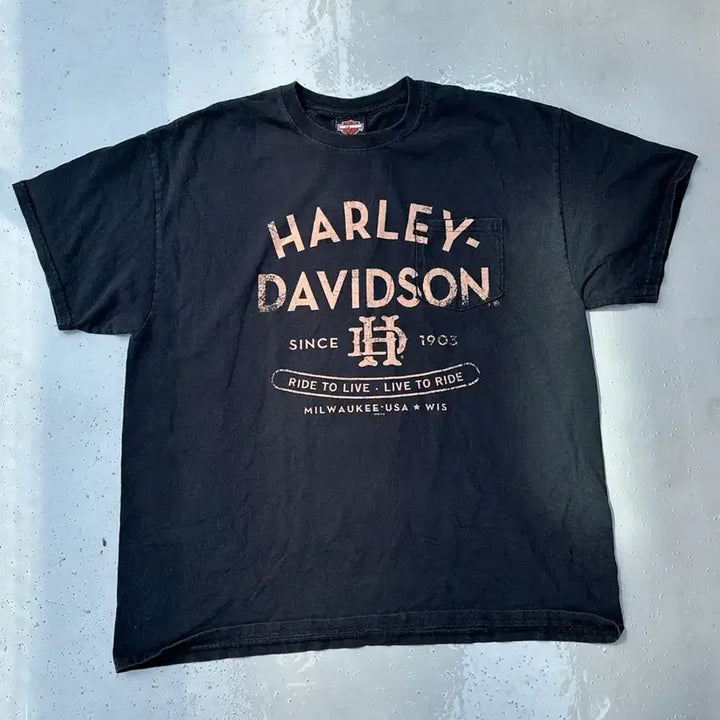 [BUNJANG] Harley-Davidson Vintage Arch Tee / [할리데이비슨] Vintage Arch Tee