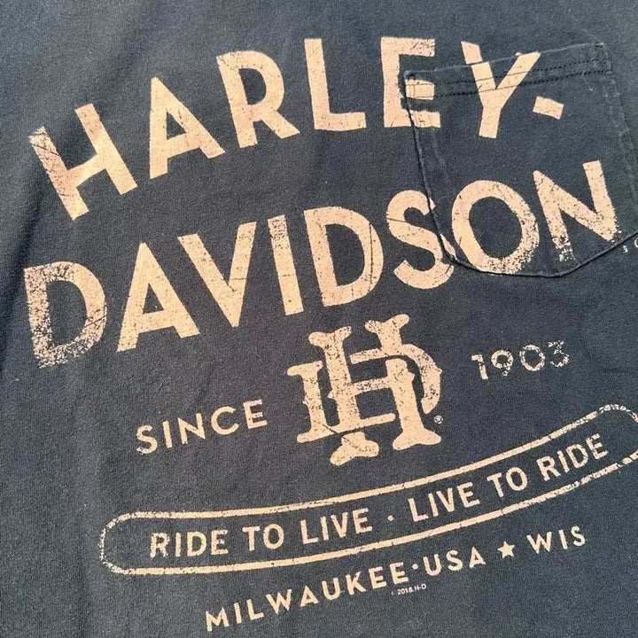 [BUNJANG] Harley-Davidson Vintage Arch Tee / [할리데이비슨] Vintage Arch Tee