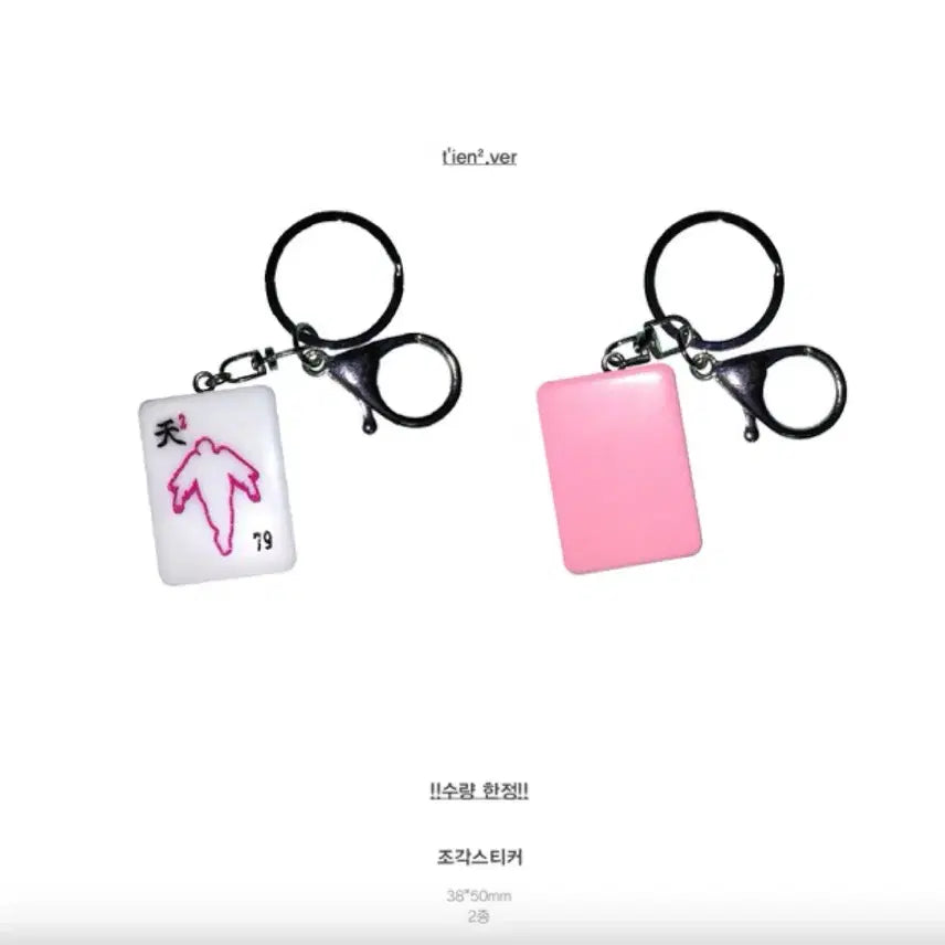 [SOLD OUT] (미개봉)앤팀 니콜라스 마작패 키링 &amp;team
