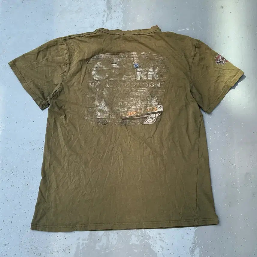 [BUNJANG] Harley-Davidson Vintage Motorcycles Pocket Tee / [할리데이비슨] Vintage Motorcycles Tee