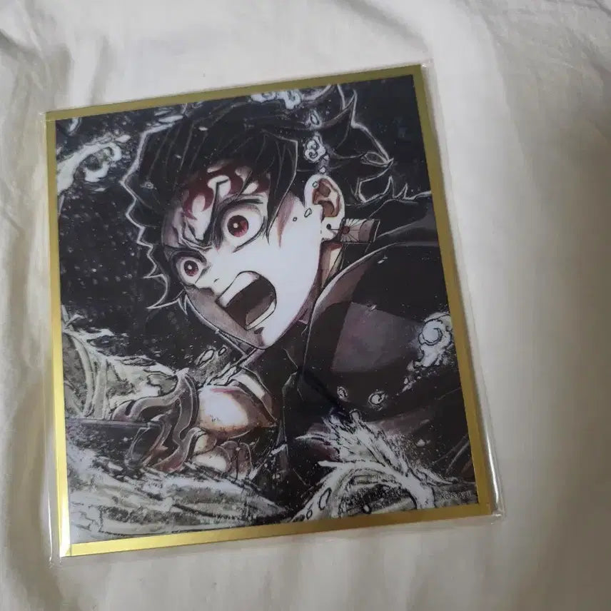 [SOLD OUT] (현물)귀멸 탄지로 유포 웹샵 쿠지 색지