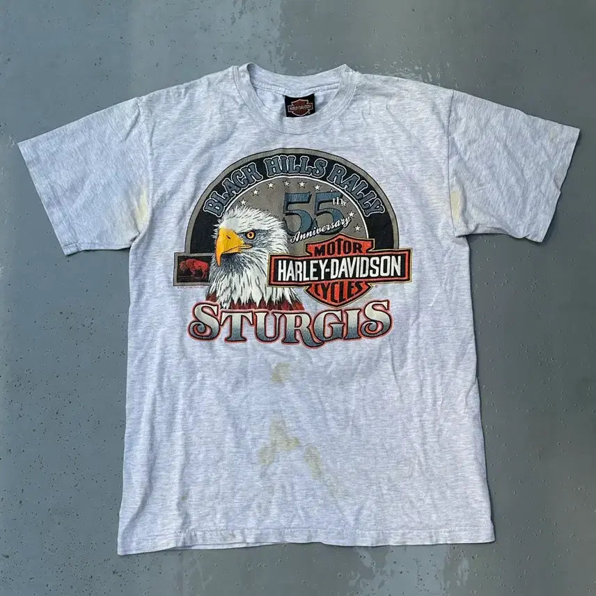 [BUNJANG] Harley Davidson Sturgis 55th Anniversary Tee / [할리데이비슨] 90s Vintage Sturgis Tee