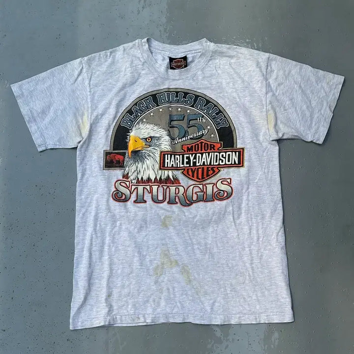 [BUNJANG] Harley Davidson Sturgis 55th Anniversary Tee / [할리데이비슨] 90s Vintage Sturgis Tee