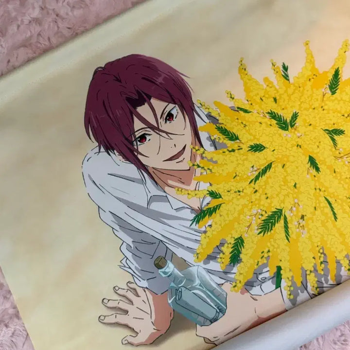 [BUNJANG] Free! Matsuoka Rin Birthday Tapestry / 프리 free! 마츠오카 린 생일 테피스트리 판매 양도