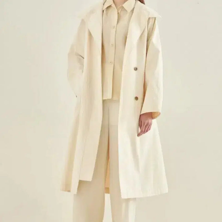 [BUNJANG] The Cashmere Belted Trench Coat 66 / 더캐시미어 벨티트 트렌치코트 66