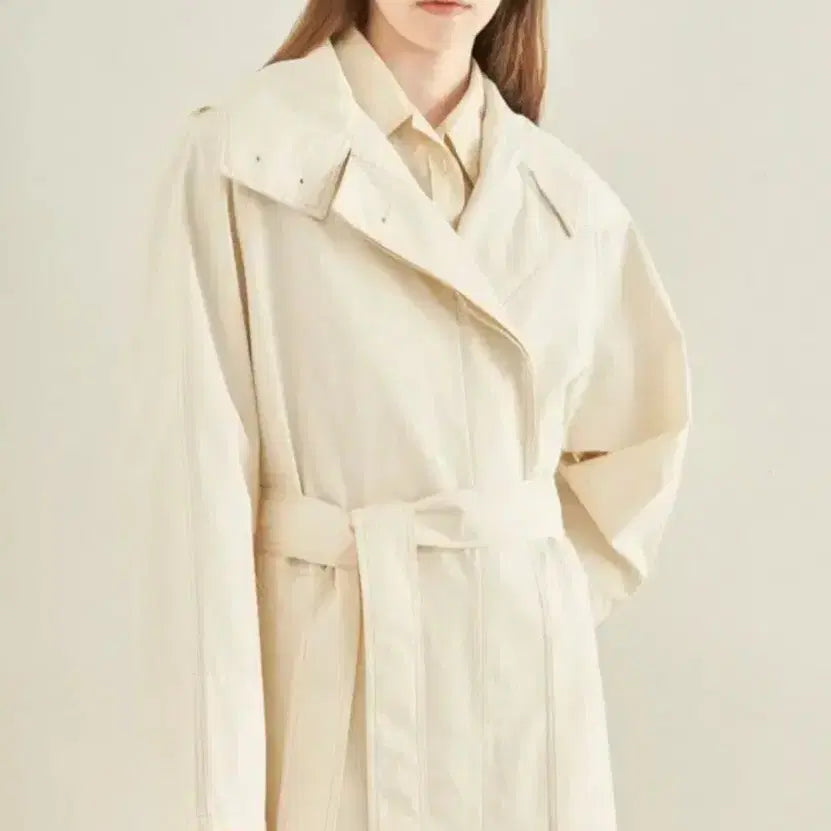 [BUNJANG] The Cashmere Belted Trench Coat 66 / 더캐시미어 벨티트 트렌치코트 66