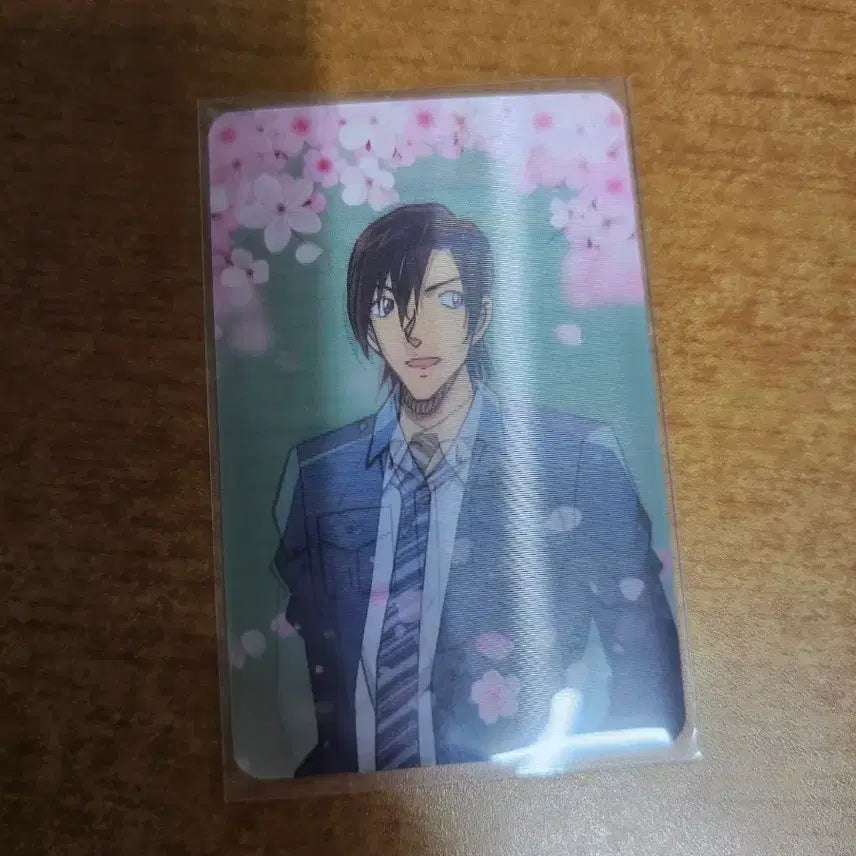 [BUNJANG] Detective Conan Hagiwara Lenticular Card / 명탐정코난 팝업 벚꽃 하기와라 렌티큘러